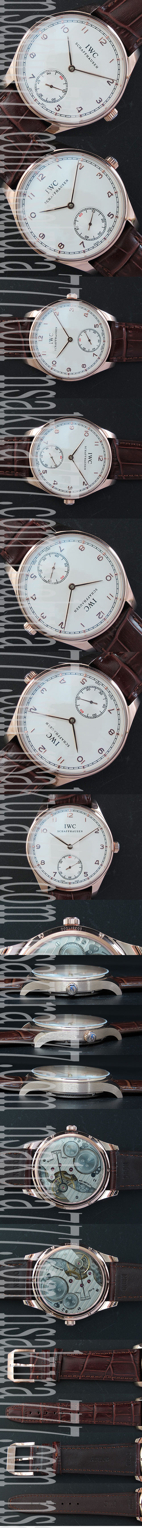 自信持てる腕時計IWC ポルトフィーノ(ブラウン革ベルト)