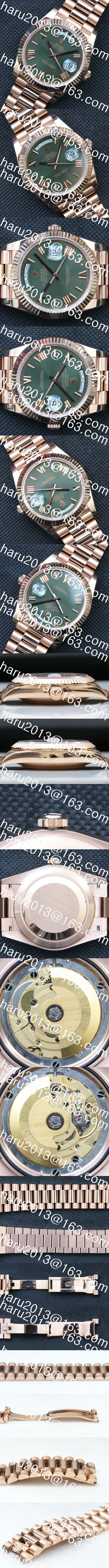 素敵な腕時計ロレックスデイデイトM228238-0061(ピンクゴールドメンズ)
