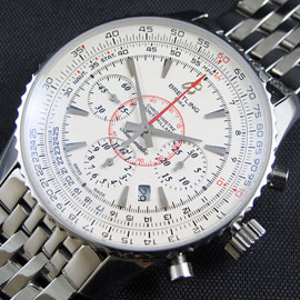 素敵腕時計ブライトリングナビタイマー(ホワイトダイヤル)
