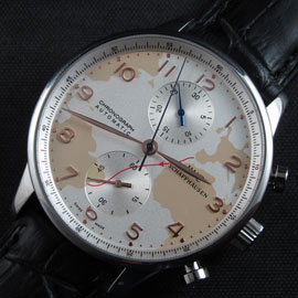 割安高級腕時計IWC ポルトギーゼクロノクラブホワイト世界地図文字盤(自動巻き)