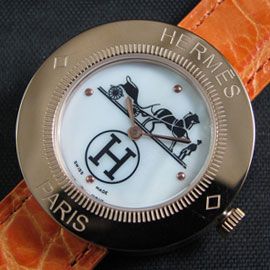 レディース高級腕時計エルメスクラシック(ピンクゴールド素材)