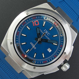 【愛用腕時計】IWC ビッグインヂュニア コピー時計逸品 28800振動 自動巻き 日付表示 ブルーダイヤル