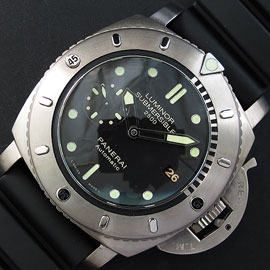 高精度 PANERAIサブマーシブル pam364 スーパーコピー時計 Asian7750搭載 Automatic デイト表示 ブラック