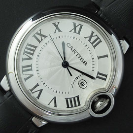 高級腕時計 CARTIER コピー時計 MIYAOTA製クォーツムーブメント シルバーダイヤル カレンダー表示