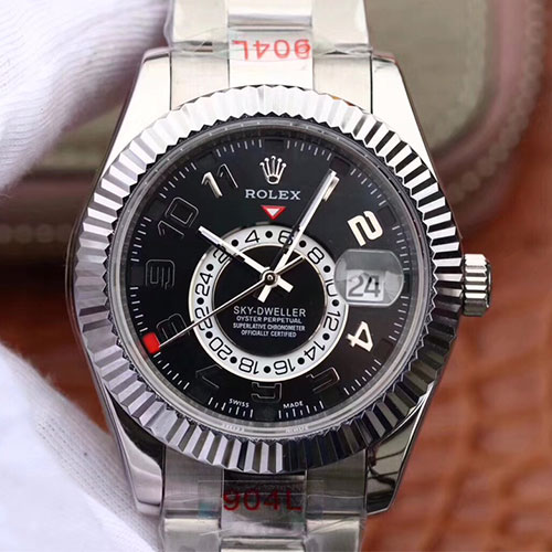 ブランド時計コピー スカイドゥエラー 326939 ブラック 9001ムーブメントを搭載