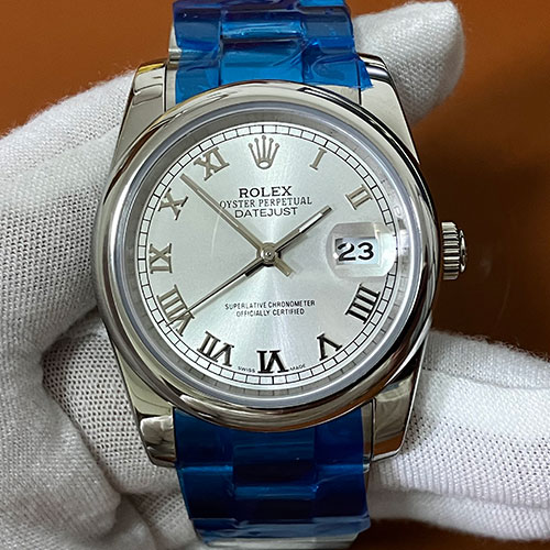 ロレックススーパーコピー時計優良店 デイトジャスト 116200 グレー ローマ