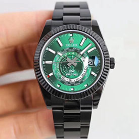 ロレックスコピー スカイドゥエラー グリーン 全自動機械 高級改装メンズ腕時計【WWF2024最新品】
