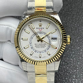最高級ロレックスコピー時計 スカイドゥエラー M326933-0009 ホワイト Cal.9001ムーブメント！42mm  V2